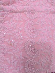 pink embroiderd party  potli bag absolutely new
