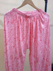 Brand New Pink Kurti Tshirt + Plazo