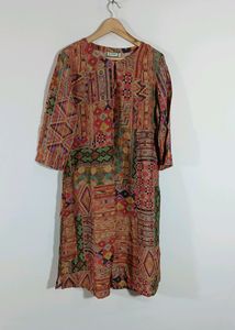 Multicolor Printed Casual Kurta (Women)