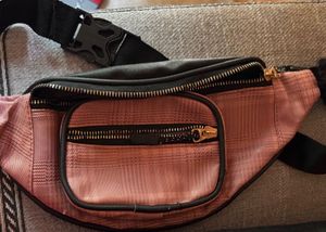 Stylish Pink Plaid Fanny Pack