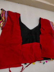 Red Embroidered Lehenga Choli
