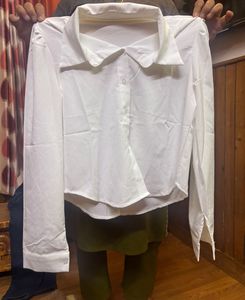 Classic White Collared Shirt
