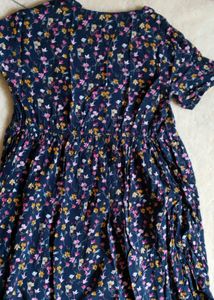 Bella Mama Floral Printed Maternity Dress