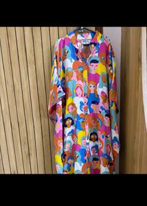 Colorful Printed dress shirt style