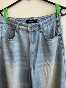 Light Wash Wide Leg Jeans