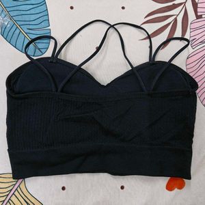 Comfortable Black Sports Bra