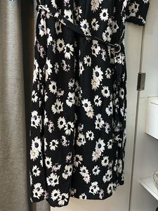 Black Floral Print Blouse