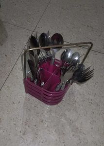 Stylish Cutlery Set with Holder