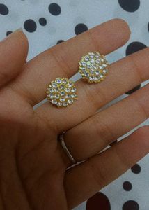 Gold Tone Stud Earrings