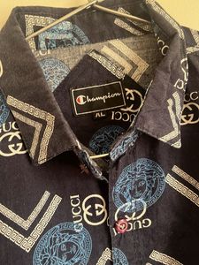Gucci Patterned Button-Down Shirt