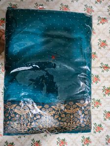 💚✨ NEW ARRIVAL | ELEGANT TEAL SAREE