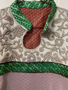 New Embroidered Indian Kurta - Semi stitched