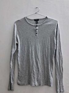 Forever 21 Gray Henley shirt