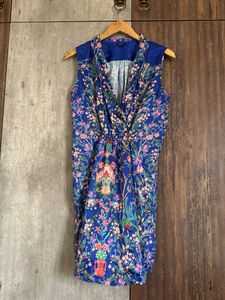 Shaye Blue Floral Print Dress