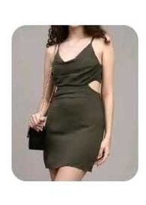Chic Cut-Out Mini Dress