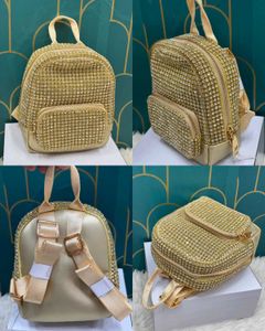 Sparkly Gold Rhinestone Backpack HIGH QUALITY