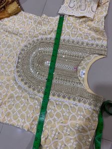 Elegant Yellow Embroidered Kurta Set