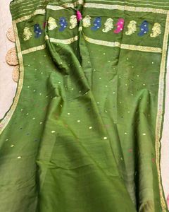 New Pure Silk Chanderi Saree