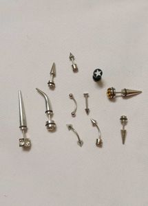 Edgy Spiked Body Jewelry Set