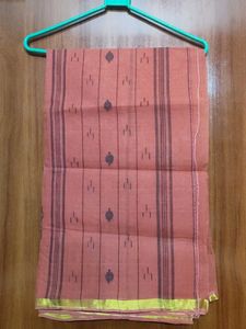 Elegant Red Taant Cotton Saree