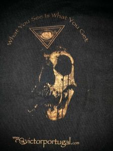 Y2K Affliction Skull Graphic Print Tee