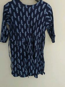 Navy Blue Printed Co ord Set