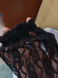 Elegant Navy Lace Top