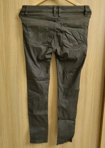 Stylish Coated Denim Jeans Pants