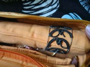 Stunning Black Stone Cuff Bracelet