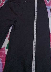 Black Wide-Leg bellbootm Pants