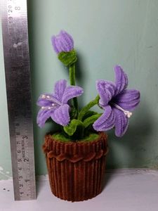 Handmade Pipe Cleaner Flower Pot
