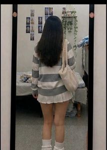 striped sweatshirt