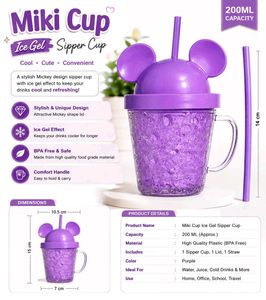 Miki Cup Ice Gel Sipper Cu