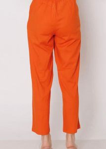 Chic Rust Solid Fit Trouser