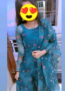 Organza Kurta Set