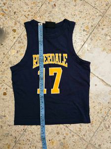 Navy Riverdale Graphic Tank Top