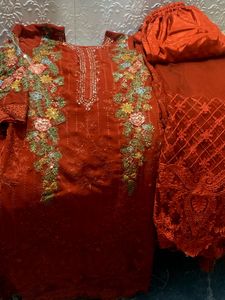 Elegant Embroidered Ethnic Dress
