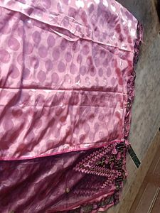 Pink &amp; Black Embellished Lehenga Choli