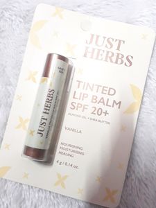 Just Herbs Tinted Lip Balm for Men and Women with