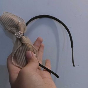 Pearl Bow Headband