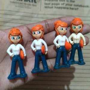 Set of 9 Kinder Joy Doll figures