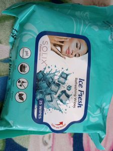 Solix Ice Fresh Refreshing Wipes