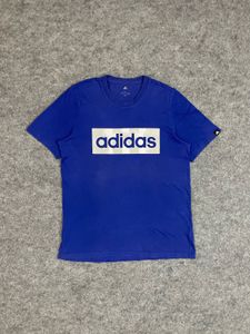 Adidas Blue Graphic T-Shirt