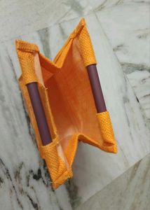 🟠2 Jute Tote Bag with rangoli