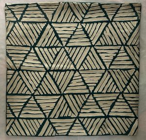 45x45 Cushion Cover Triangle Pattern