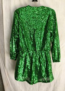 GREEN SEQUENCE ROMPER