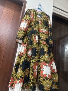 Elegant Printed Maxi Dress