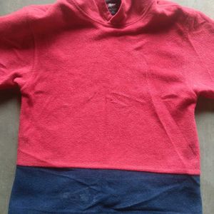 Comfy Red &amp; Blue Hoodie