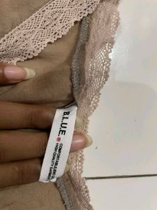 Cute Lace Trimmed Brown Tank Top