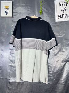 Men's Color Block Polo Shirt